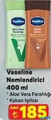 VASELİNE NEMLENDİRİCİ VÜCUT LOSYONU 400 ML fiyat ve kampanya bilgisi